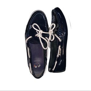 Cole Haan Boating Shoes with White soles and laces